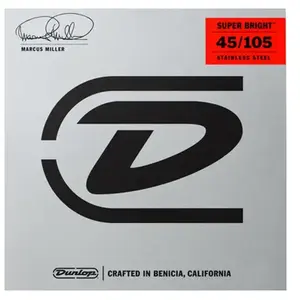 Dunlop DBMMS45105 Marcus Miller Stainless Steel Medium 45-105 pas cher