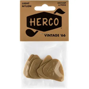 Herco HEV210P - Sachet De 6 Médiators Vintage '66 Light pas cher