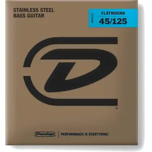 Dunlop DBFS45125 Flatwound Long Scale 45-125 pour basse 5 cordes pas cher