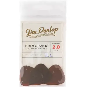 Dunlop Primetone Standard Grip Pick 2.00mm lot de 12 médiators