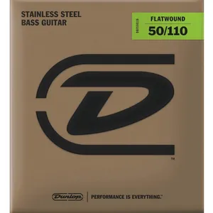 Comparateur de prix : Dunlop DBFS50110 Flatwound Long Scale 50-110 jeu de cordes