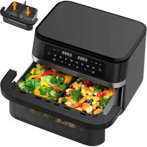 SPECT Friteuse à air chaud double zone 11 L  Airfryer 2950 W avec hubl... pas cher