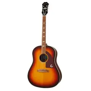 Comparateur de prix : Epiphone Masterbilt Texan Faded Cherry Aged Gloss Guitare Folk Electro