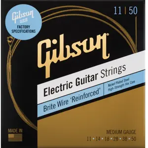 Gibson Brite Wire Reinforced Electric Gutar Strings Medium