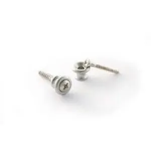 Gibson Pieces Detachees Strap Buttons Aluminum 2 Pack pas cher