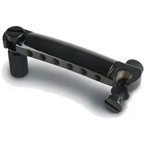 Gibson Accessories Stop Bar TailPièce Black Chrome