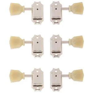 Gibson Deluxe Reissue-Style Tuner Set Nickel mécaniques guitare (lot de 6)