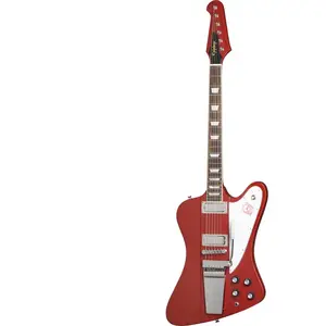 Comparateur de prix : Epiphone 1963 Firebird V Vibrola Ember Red - Guitare Électrique