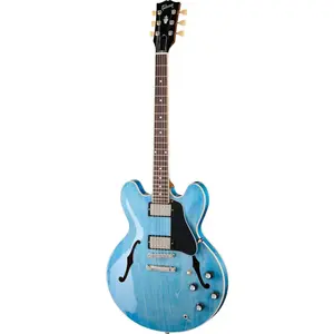 Gibson Custom Color Series ES-335 Ocean Blue guitare semi-hollow body avec étuiVendu parwoodbrass
