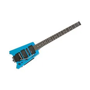 Non communiqué Steinberger Spirit GT-PRO Deluxe Frost Blue guitare électrique sans tête avec housse