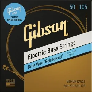 Gibson Factory Spec Brite Wire Reinforced Short Scale Medium 50105Vendu parwoodbrass