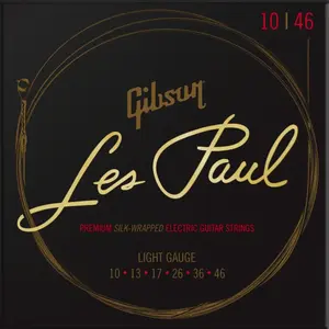 Gibson SEG-LES10 Les Paul Premium 10-46 - Cordes pour Guitare Électrique