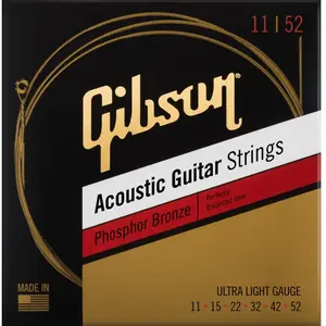 Gibson Modern Strings Phosphor Bronze Acoustic Guitar Ultralight