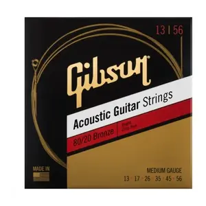 Gibson Modern Strings 80sur 20 Bronze Acoustic Guitar Medium