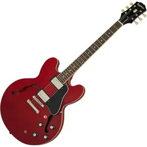 Comparateur de prix : Epiphone Inspired by ES-335 (Cherry) - Guitare Semi Acoustique