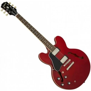 Epiphone ES-335 LH Cherry guitare demi-caisse pour gaucher