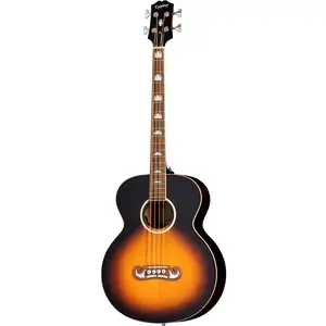 Epiphone J-200 Studio El Capitain Bass Aged Vintage Sunburst Modern IbgcsVendu parwoodbrass