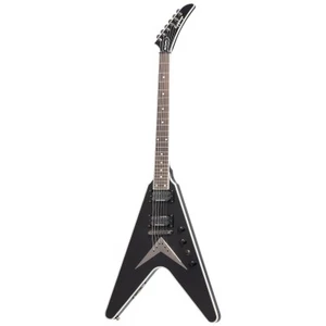 Comparateur de prix : Epiphone Flying V Artist Dave Mustaine Custom + Etui Black Metallic  Ibg