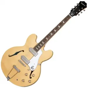 Comparateur de prix : Epiphone Original Collection Casino Natural guitare semi-hollow body avec housse premium