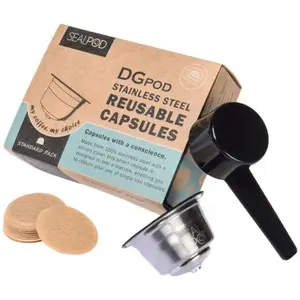 Capsules réutilisables de Sealpod compatibles avec la machine NESCAFÉ®...Vendu parcoffee-friend