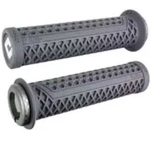 Poignées ODI Vans V2.1 Lock-On Graphite avec Colliers Gris 135mm pour BMX et MTBVendu parbikeinn
