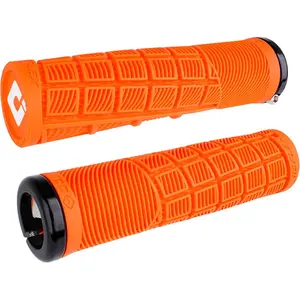 Comparateur de prix : Poignée ODI Reflex V2.1 Lock - Blanc/Orange - 135mm