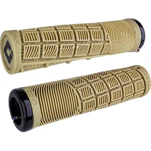 Poignées Odi Grips Reflex V2.1 Lock-On Beige avec Colliers Noirs 135 mmVendu paramazon