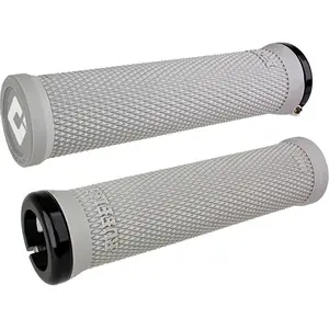 Paire de grips odi ruffian v2 1 135 mm gris   blancVendu parbikeinn