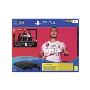 SONY COMPUTER ENTERTAINMENT Console de jeux PS4 Slim 1 To Noir + Jeu Fifa 20 + Voucher PS Plus 14j pas cher