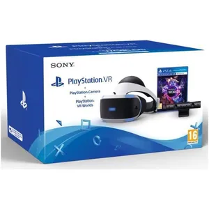 Sony Playstation Vr + Playstation Caméra + Vr Worlds Jeu Vr -Voucher- pas cher