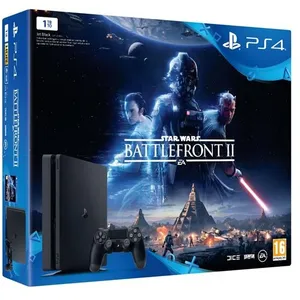 Comparateur de prix : SONY COMPUTER ENTERTAINMENT Ps4 Slim 1 To E Black + Star Wars Bf Ii - Standard Edition