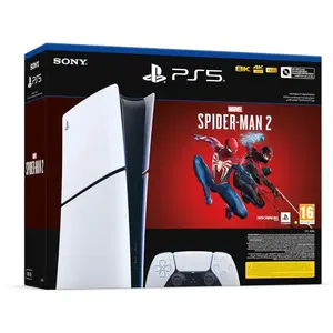 Sony Playstation 5 slim édition digitale + spider man 2 0711719580621 pas cher
