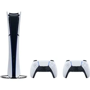 Sony PS5 Console Playstation 5 Slim Edition Digital - 1To - Edition 2024 + 2 manettes pas cher