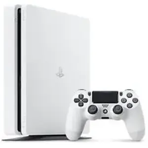 Sony Playstation 4 slim 500 Go [incl. une manette sans fil] blanc pas cher