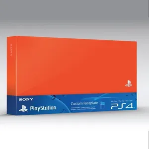 Accessoire Sony Custom Faceplate Orange Neon pour Console PS4 pas cher