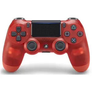 Sony Manette Officielle Dualshock 4 V2 Red Crystal (Rouge Transparent) pas cher