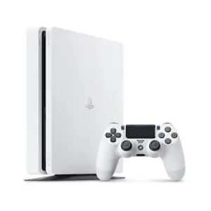 Console Sony PS4 Slim 500 Go Blanche + Manette Dual Shock Blanche PS4 pas cher