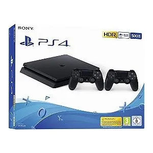 Comparateur de prix : Console Sony PS4 Slim 500 Go Noir + 2ème Manette DualShock