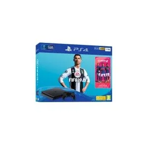 Sony Playstation 4 Slim 1 To + Fifa 19 + Ps Plus Code 14 Jours pas cher