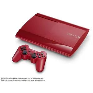 Sony Playstation 3 Ultra Slim 500 Go Rouge pas cher