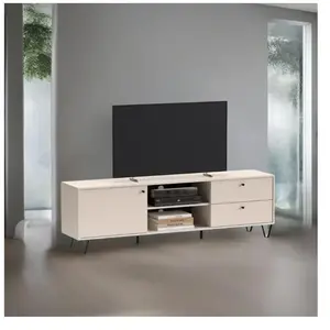 Toscohome - Meuble tv avec tiroirs à porte et compartiment ouvert coul... pas cher