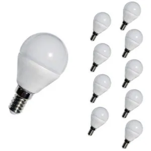 Silamp - Ampoule led E14 4W 220V G45 240° (Pack de 10) - Blanc Neutre ...