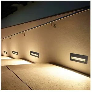 SILAMP Optonica - Balise led en Saillie Rectangle 3W 220V 65° Noire IP...Vendu parkaufland