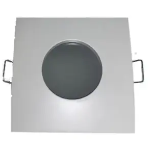 Optonica - Support Spot GU10 IP65 Carré Blanc 82mm - silampVendu parkaufland