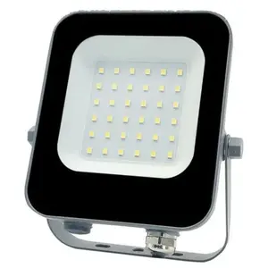 Silamp - Projecteur Extérieur led 20W IP65 Noir - Blanc Neutre 4000K -...Vendu parkaufland