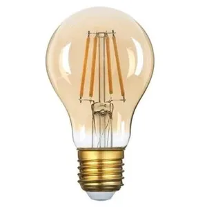 Ampoule led E27 Filament 8W A60 - Blanc Chaud 2300K - 3500K - silamp pas cher