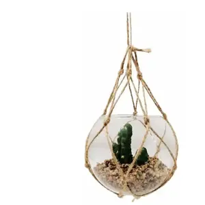 Silumen - Plante artificielle dans pot en suspension 10x9cm - Motif 2