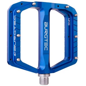 Comparateur de prix : Paire de pedales plates burgtec penthouse mk5 bleu deep
