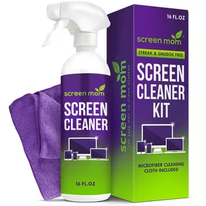 It Dusters Screen Mom - Natural Screen Cleaner Kit with Premium Microfiber Cloth, 475ml, XL pas cher