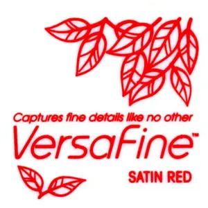 Comparateur de prix : Encre Versafine - Tsukineko - Rouge Satin - 3 x 3 cm - Séchage rapide - Finesse de rendu